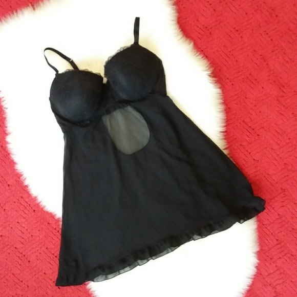 Gilligan & O'malley | Black Push-up Lace Lingerie - Picture 9 of 9